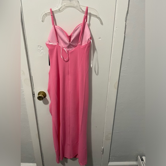 NWT  Donna Morgan Shirred Drape Neck Maxi Dress - Picture 8 of 9